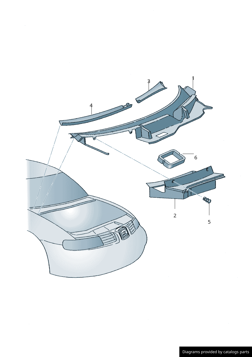 Car part diagram