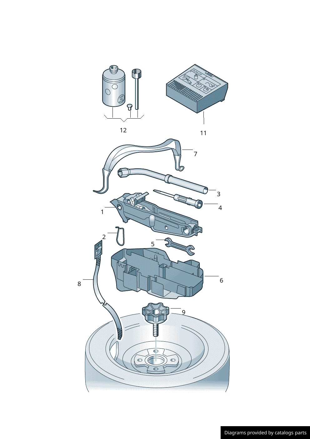Car part diagram