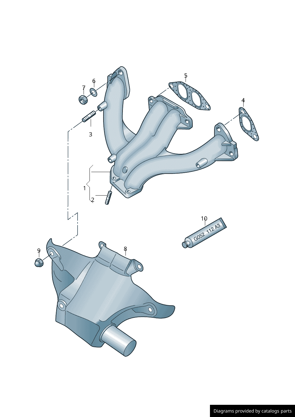 Volkswagen / Seat Threaded Pin N90794701 - LLLParts