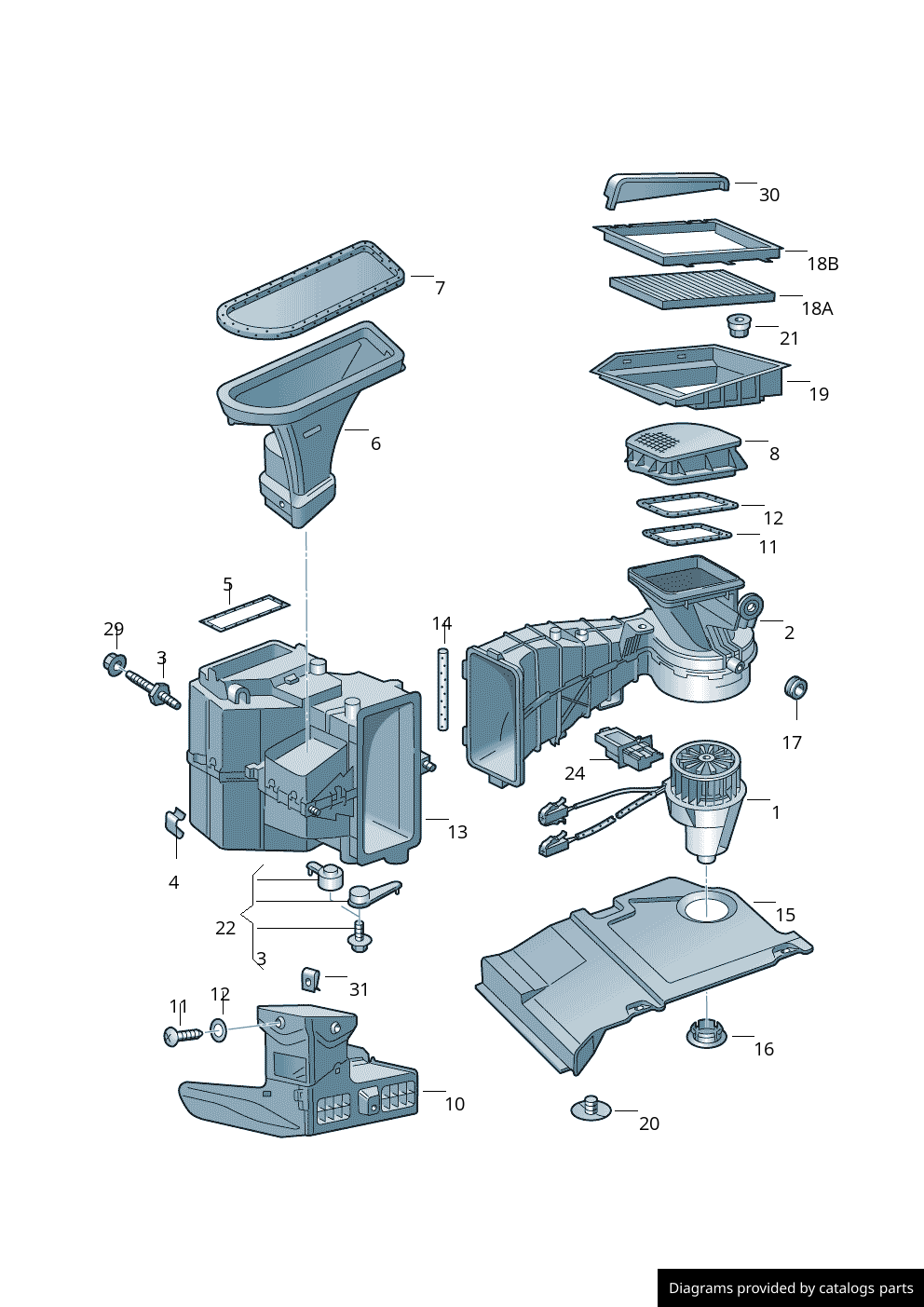 Car part diagram