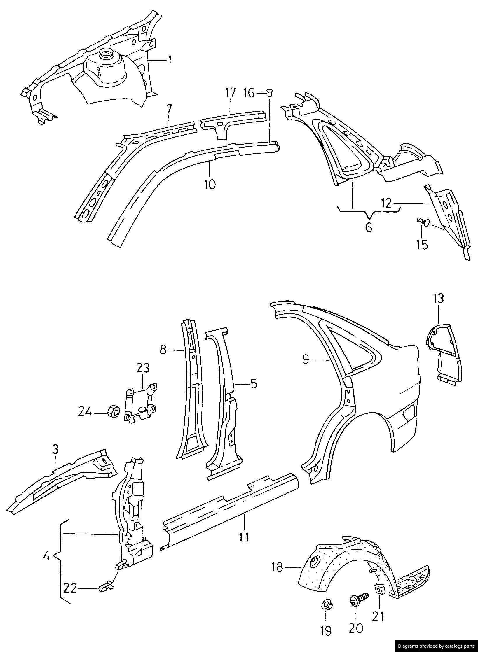 Car part diagram