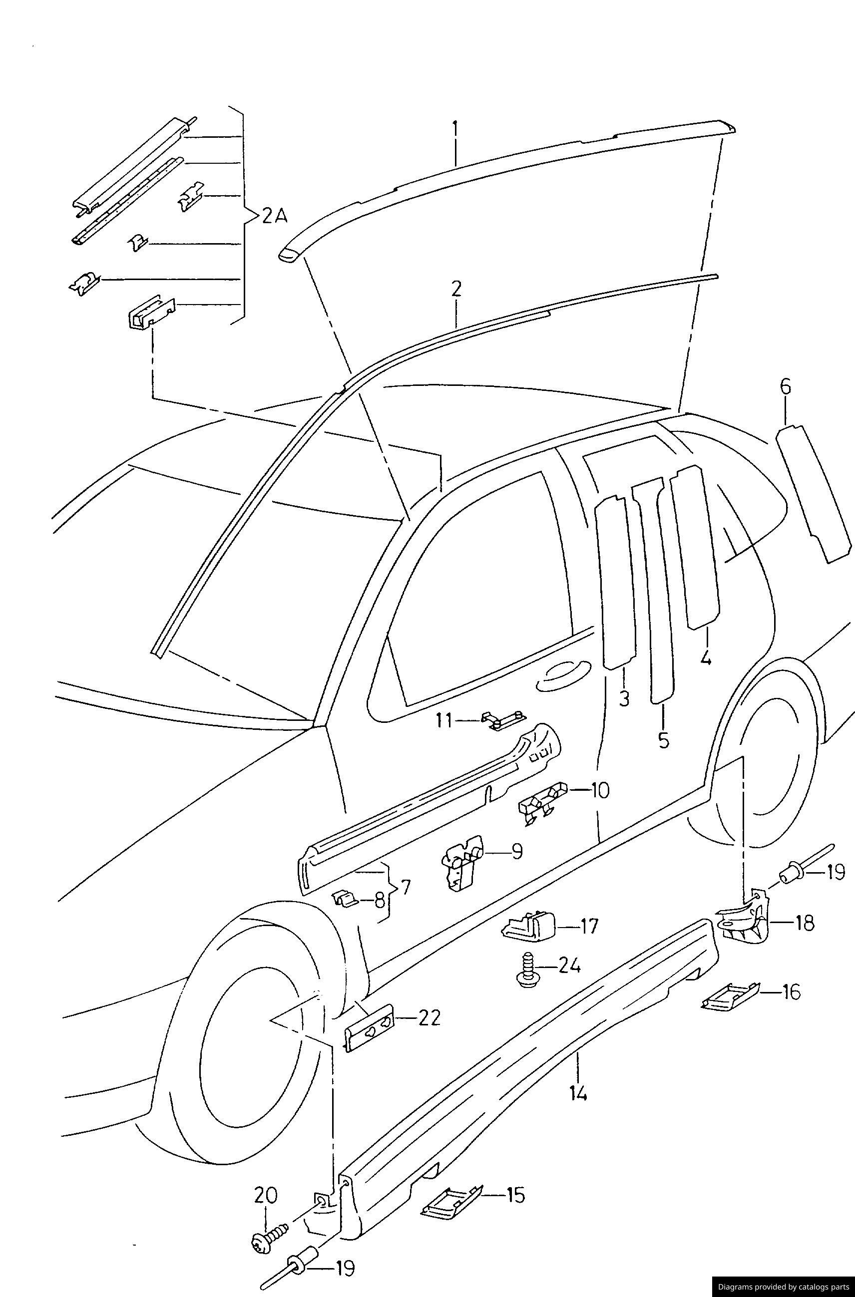 Car part diagram