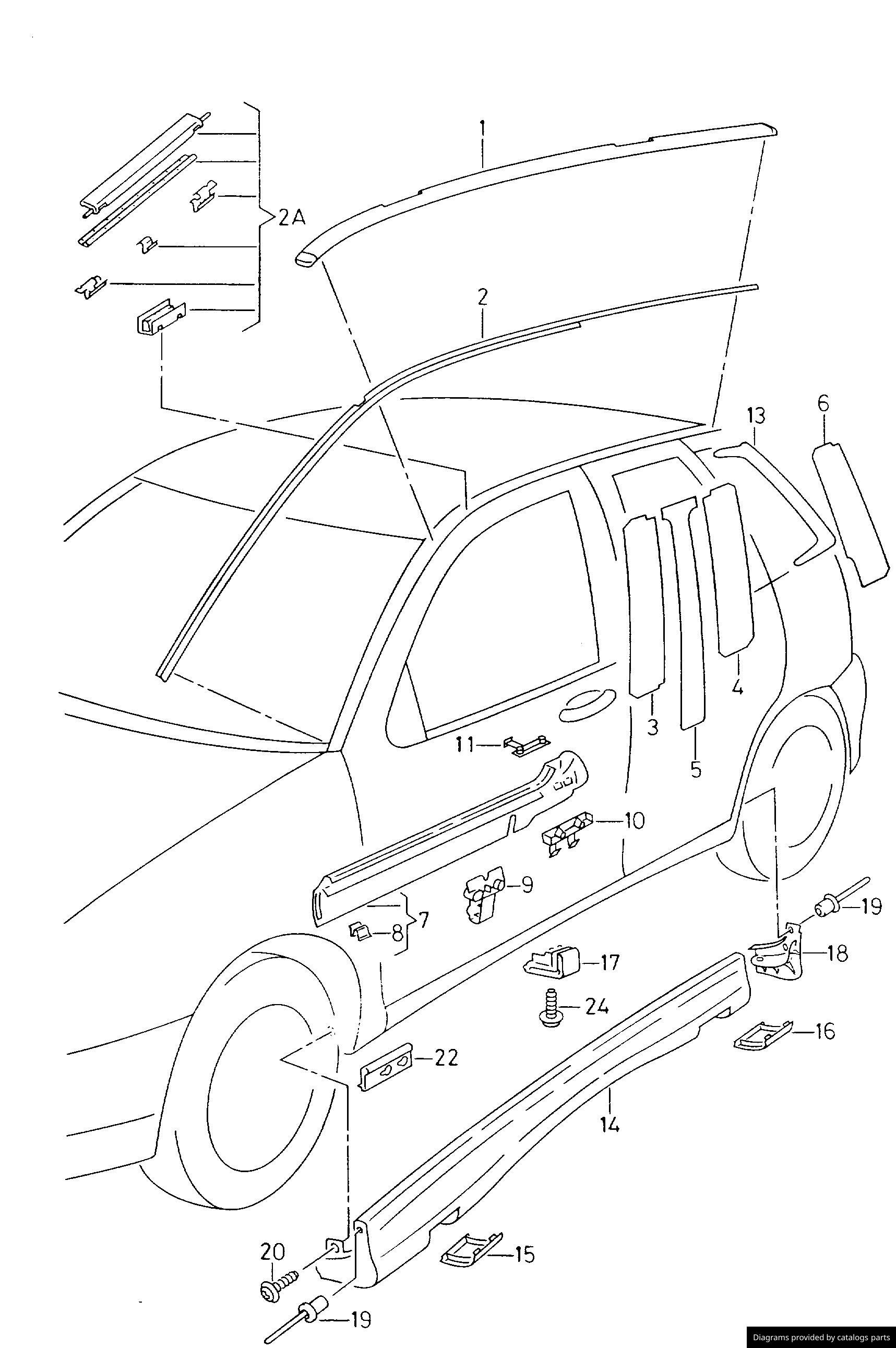 Car part diagram