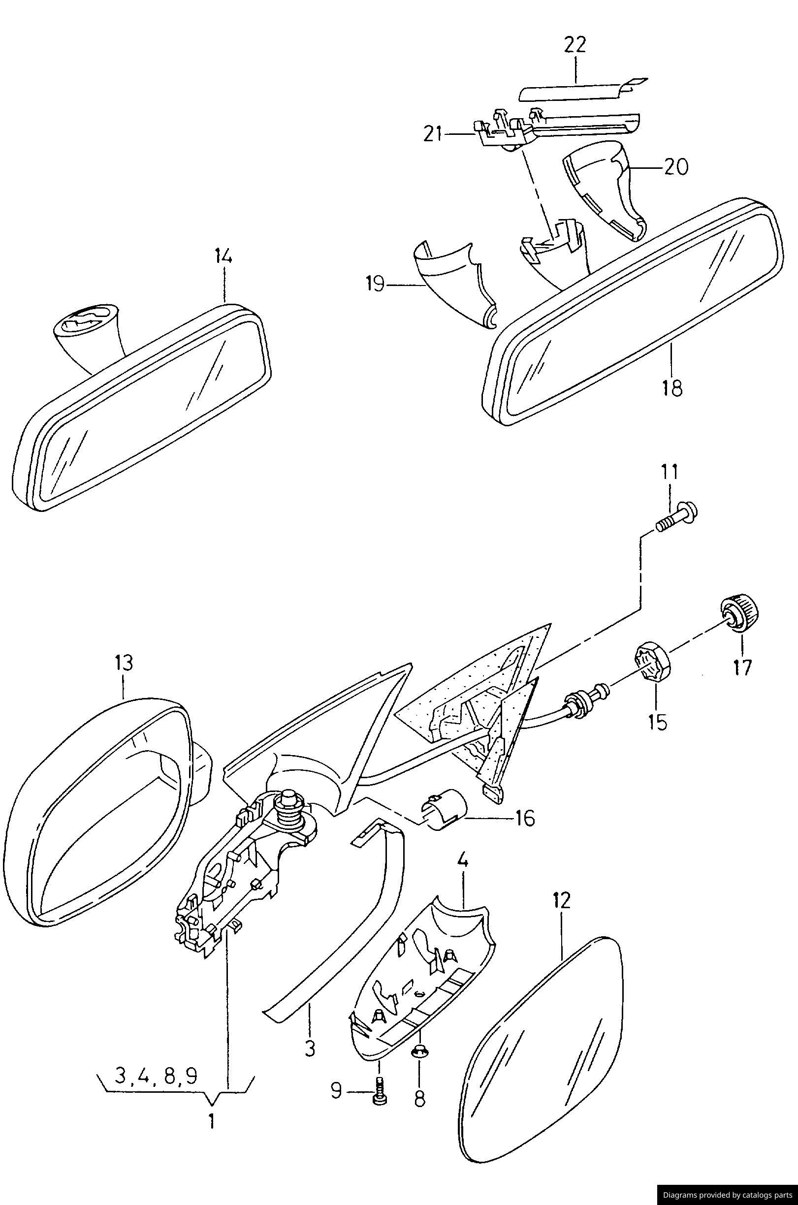 Car part diagram