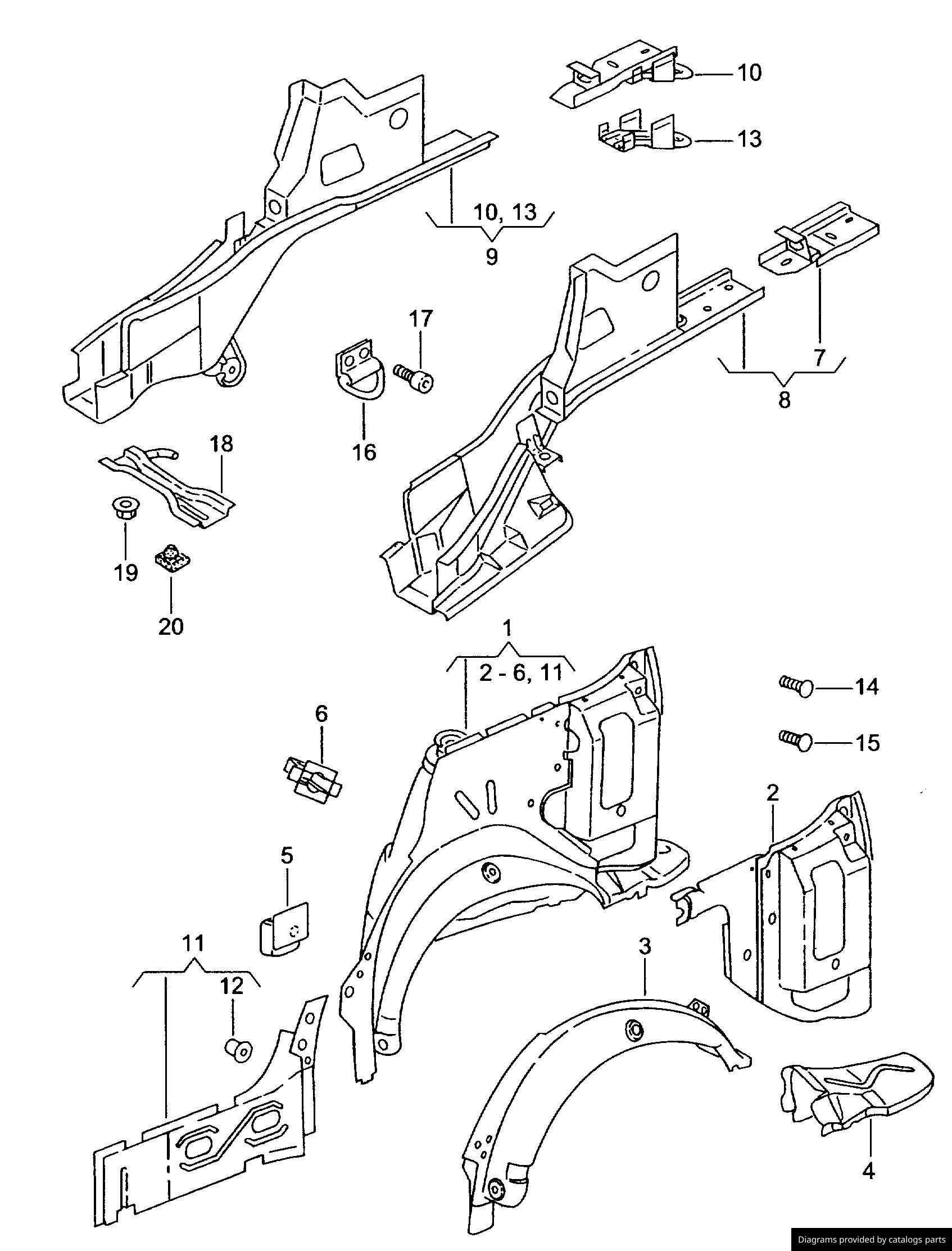 Car part diagram