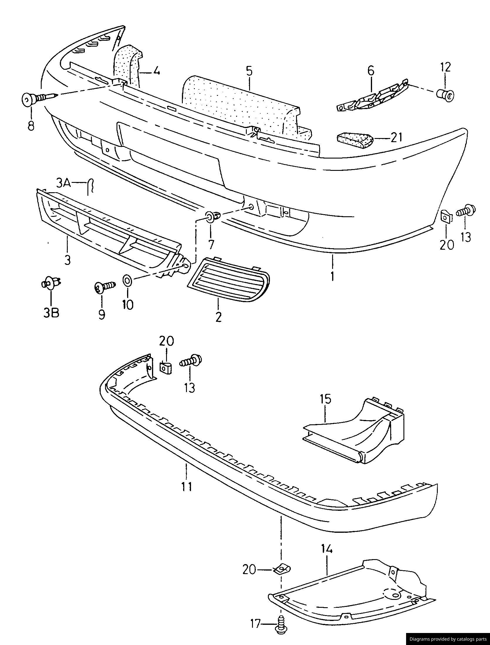 Car part diagram
