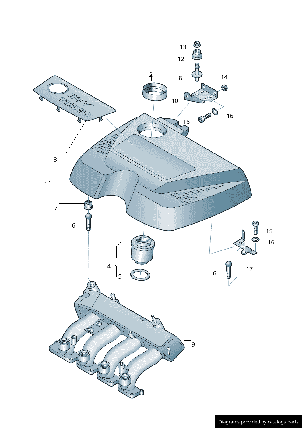 Car part diagram