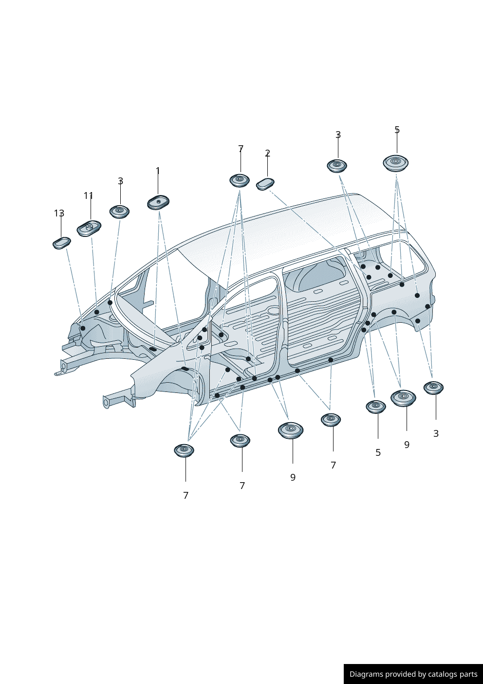 Car part diagram