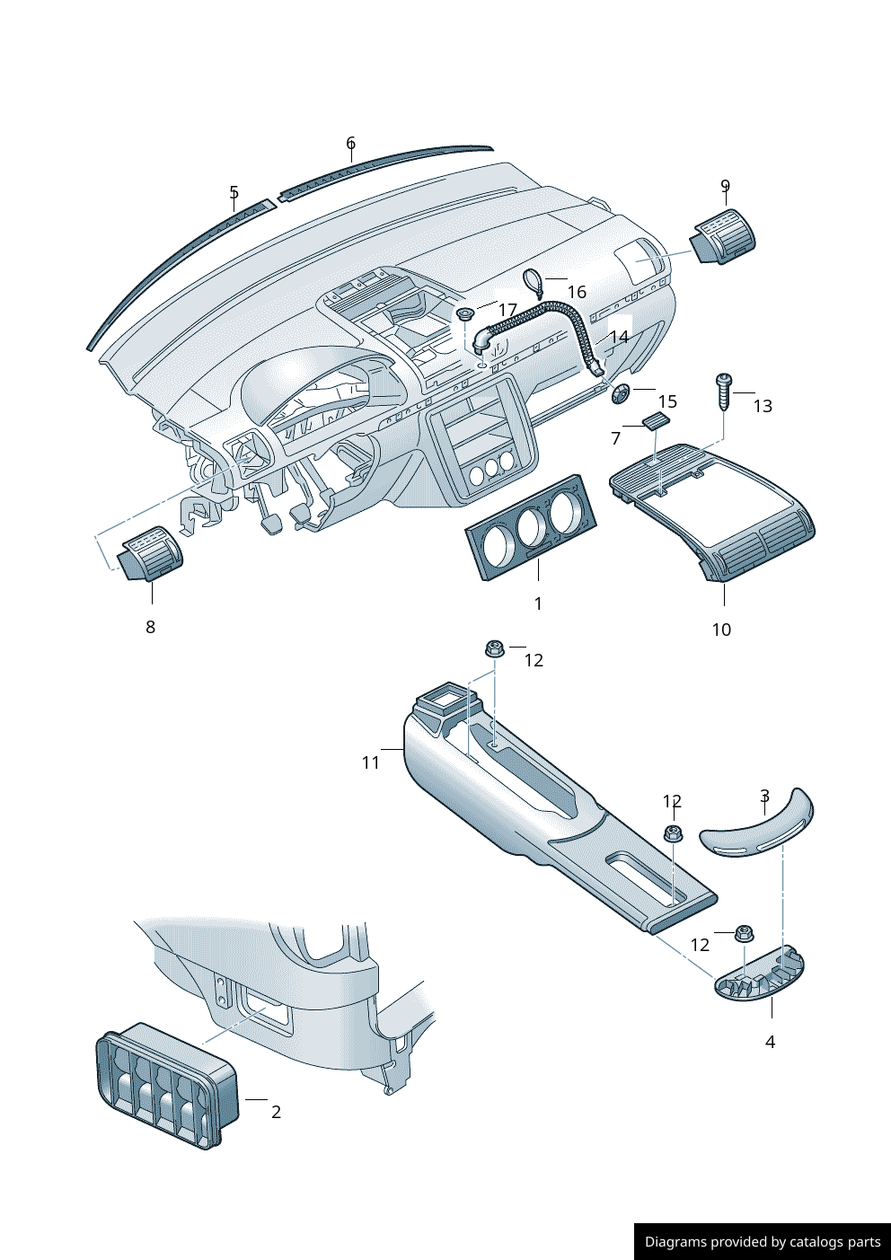 Car part diagram