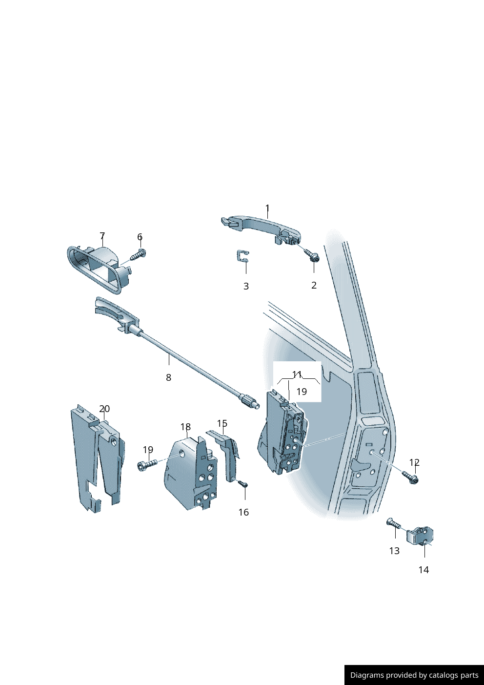 Car part diagram