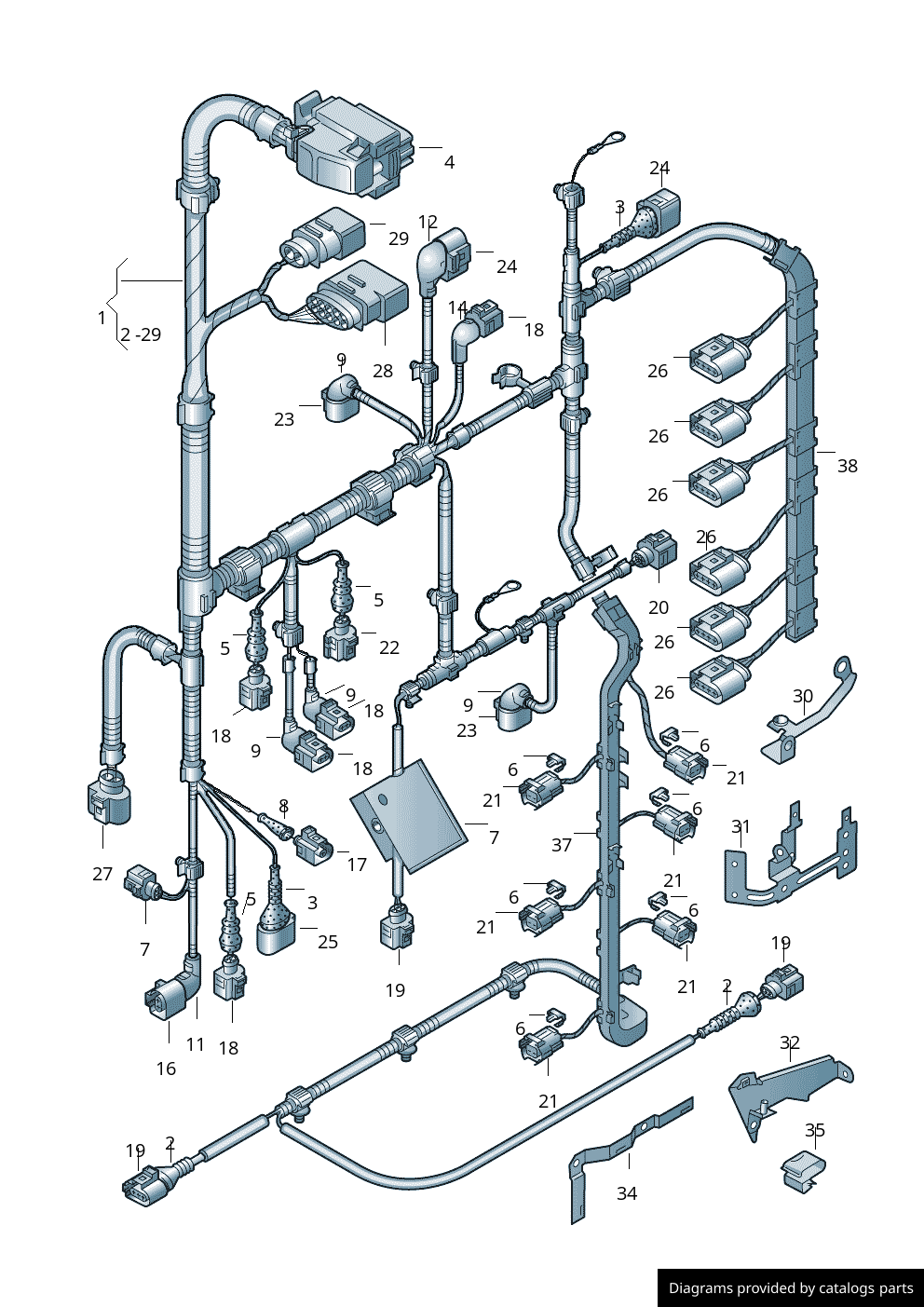 Car part diagram