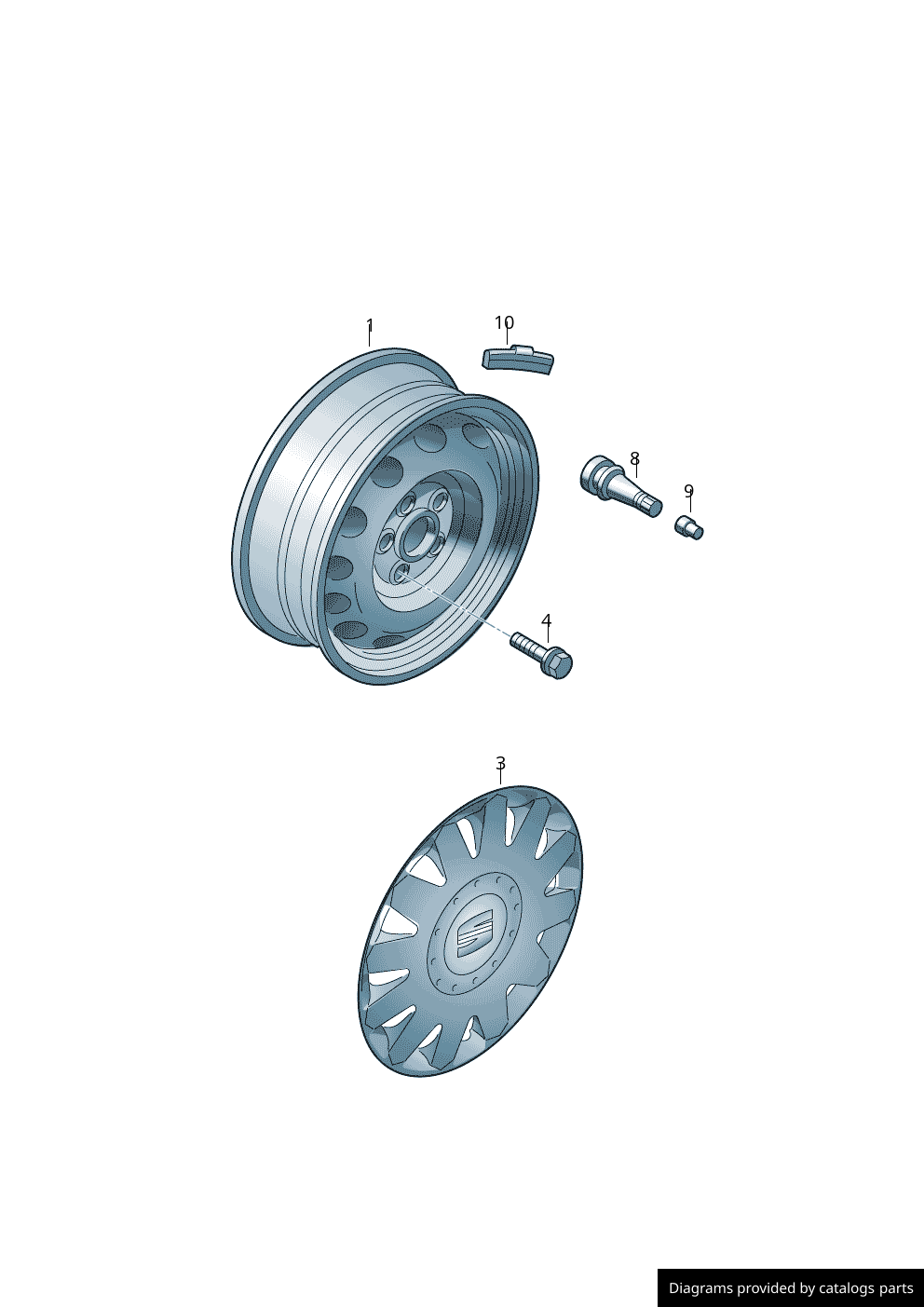 Car part diagram