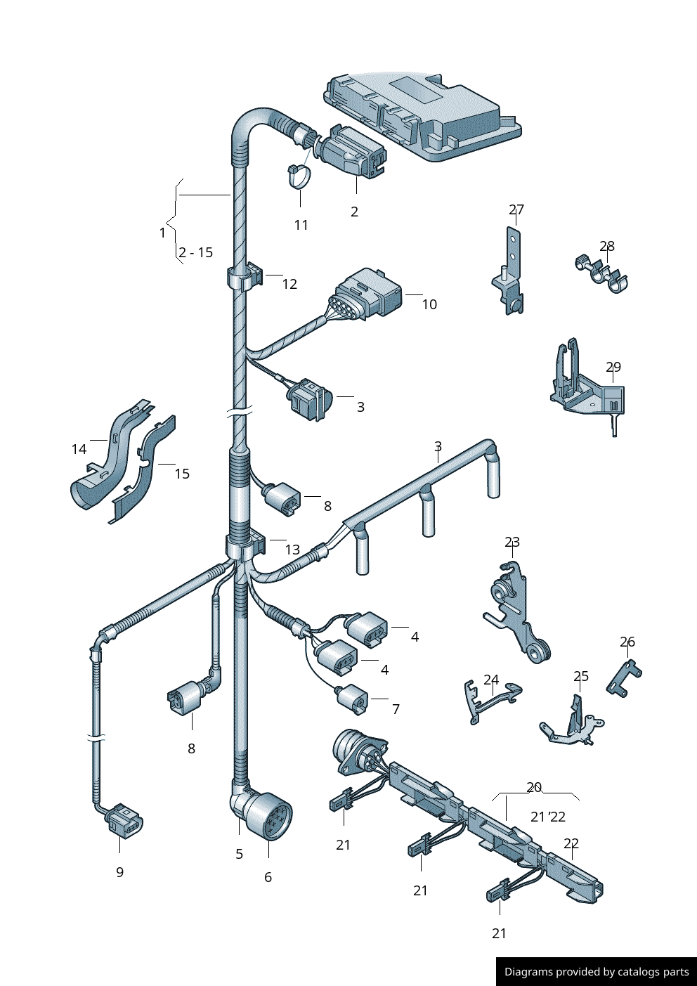 Car part diagram