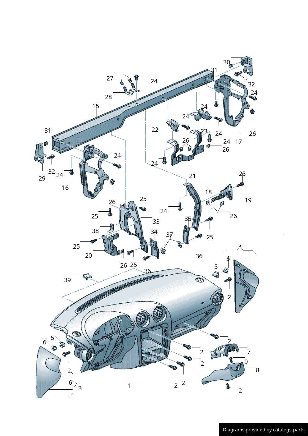 Car part diagram