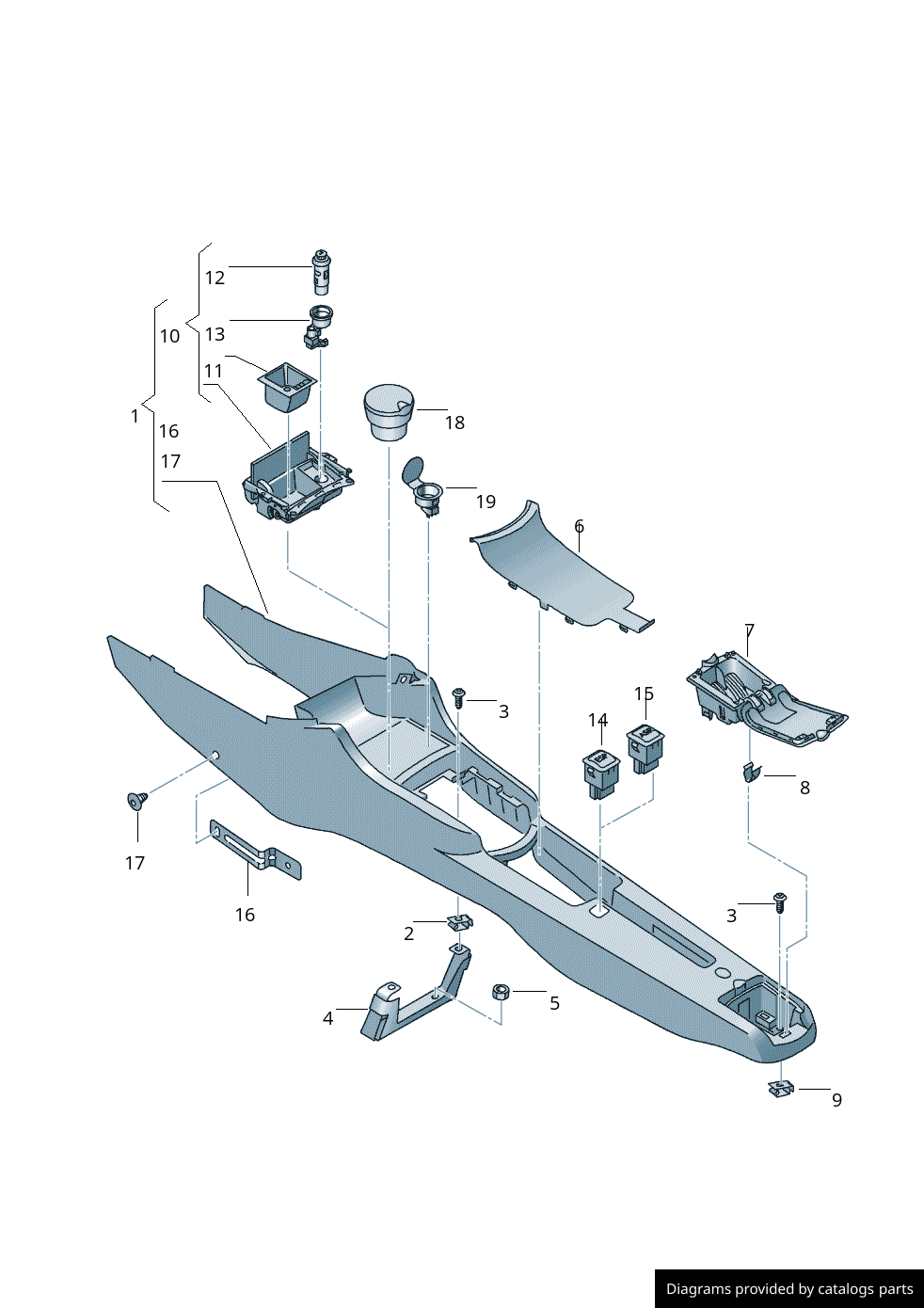 Car part diagram