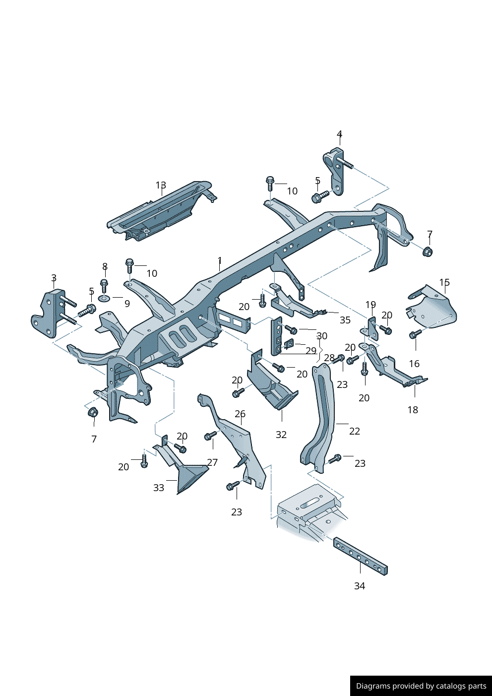 Car part diagram