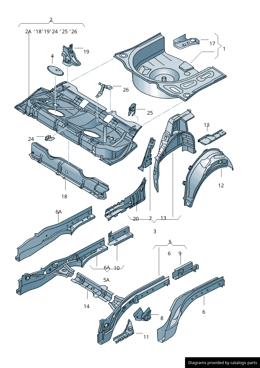 Car part diagram