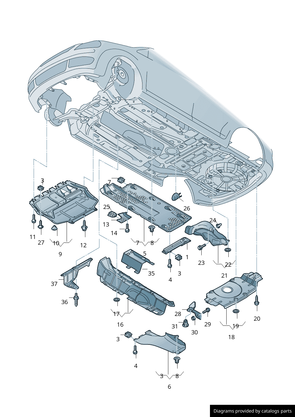 Car part diagram