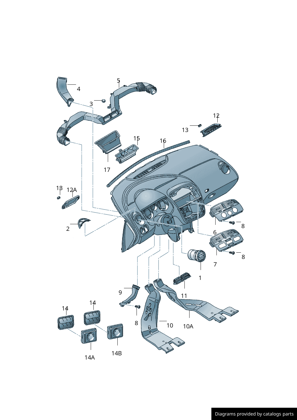 Car part diagram