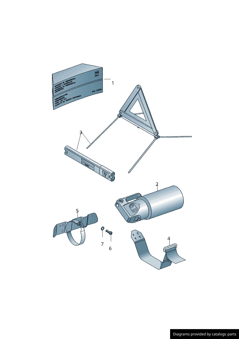 Car part diagram