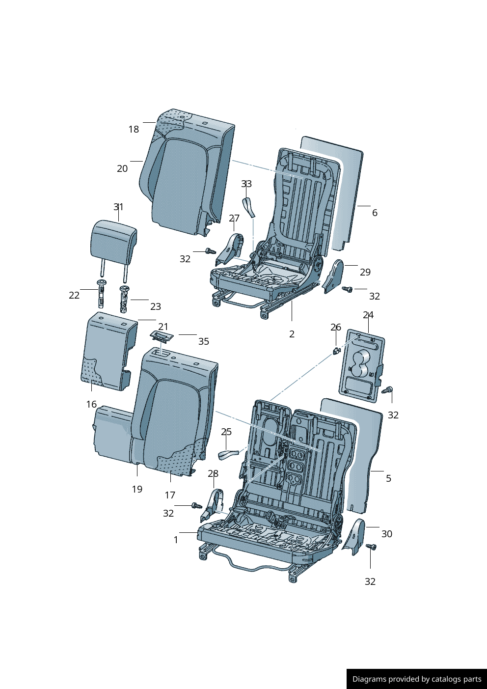Car part diagram