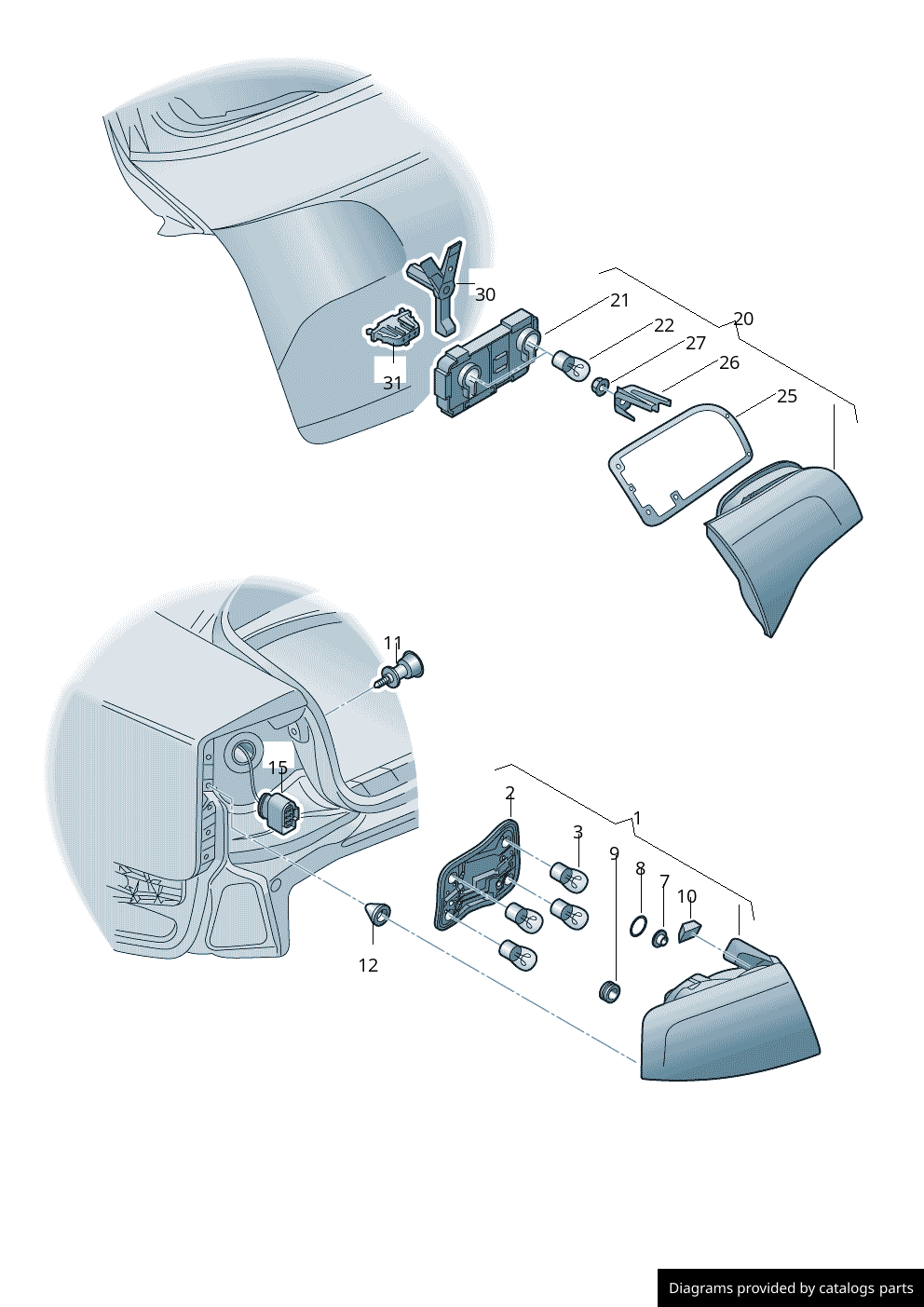 Car part diagram