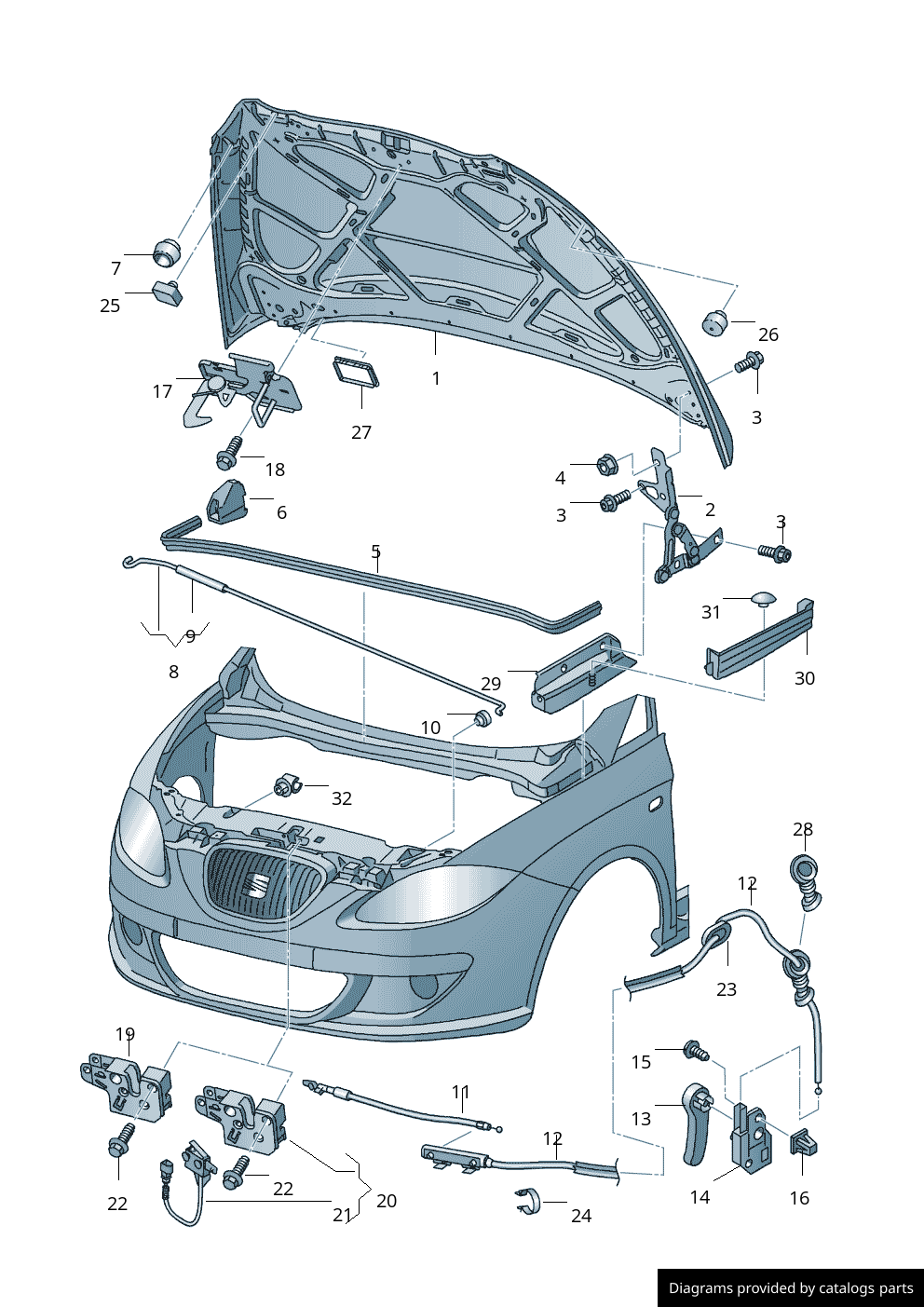 Car part diagram