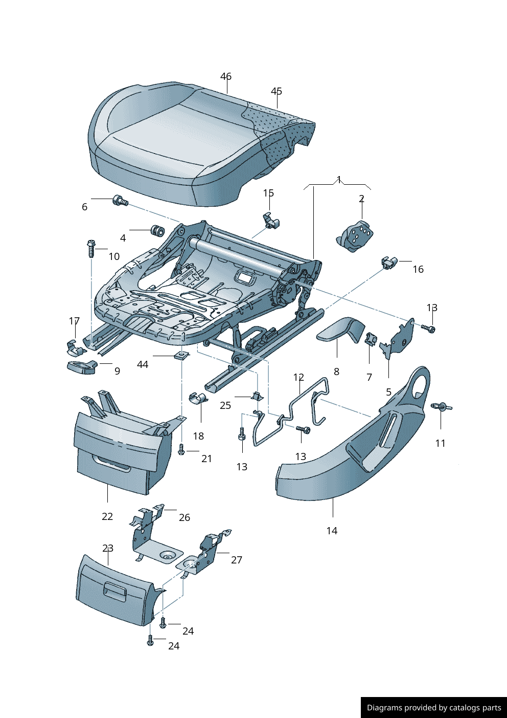 Car part diagram