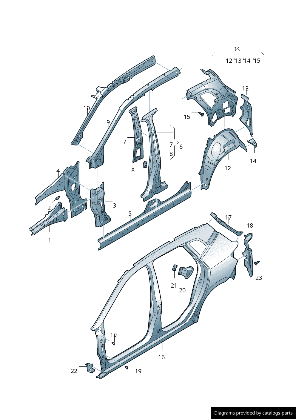 Car part diagram