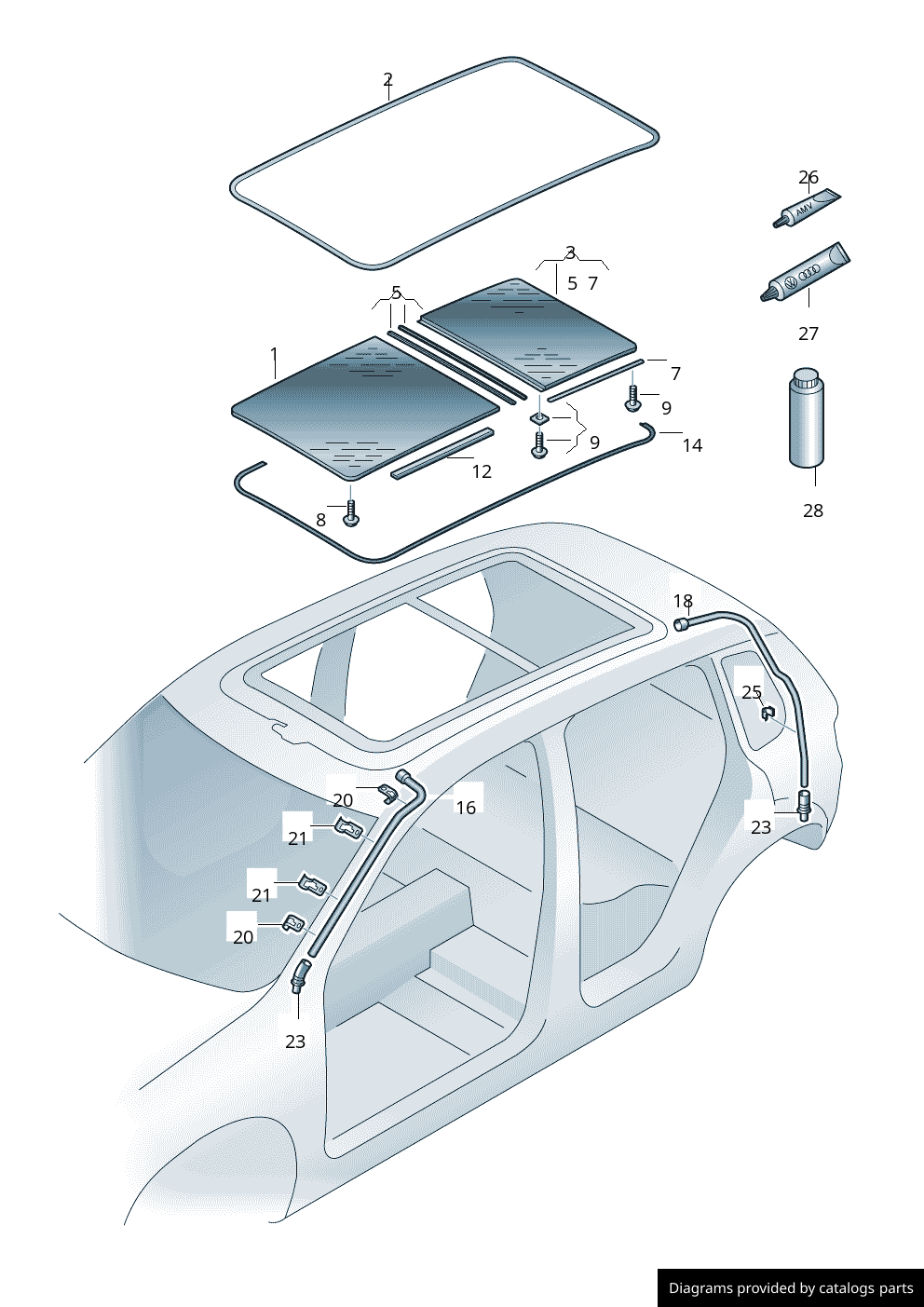 Car part diagram