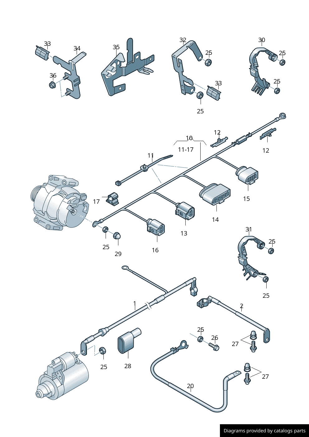 Car part diagram
