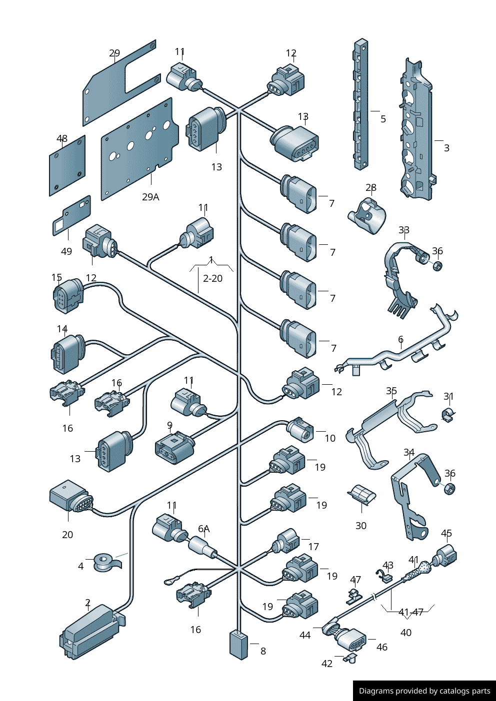 Car part diagram