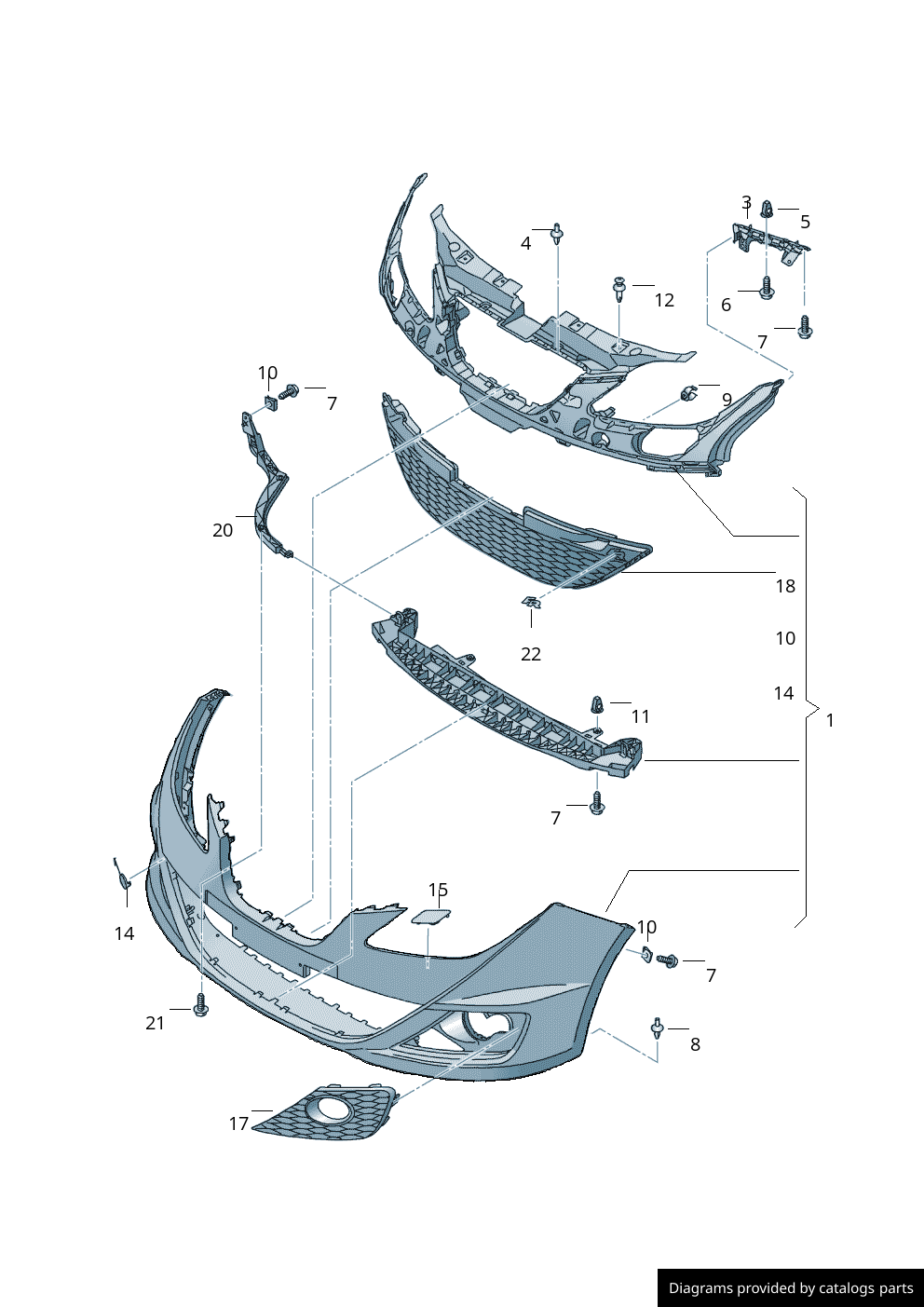 Car part diagram