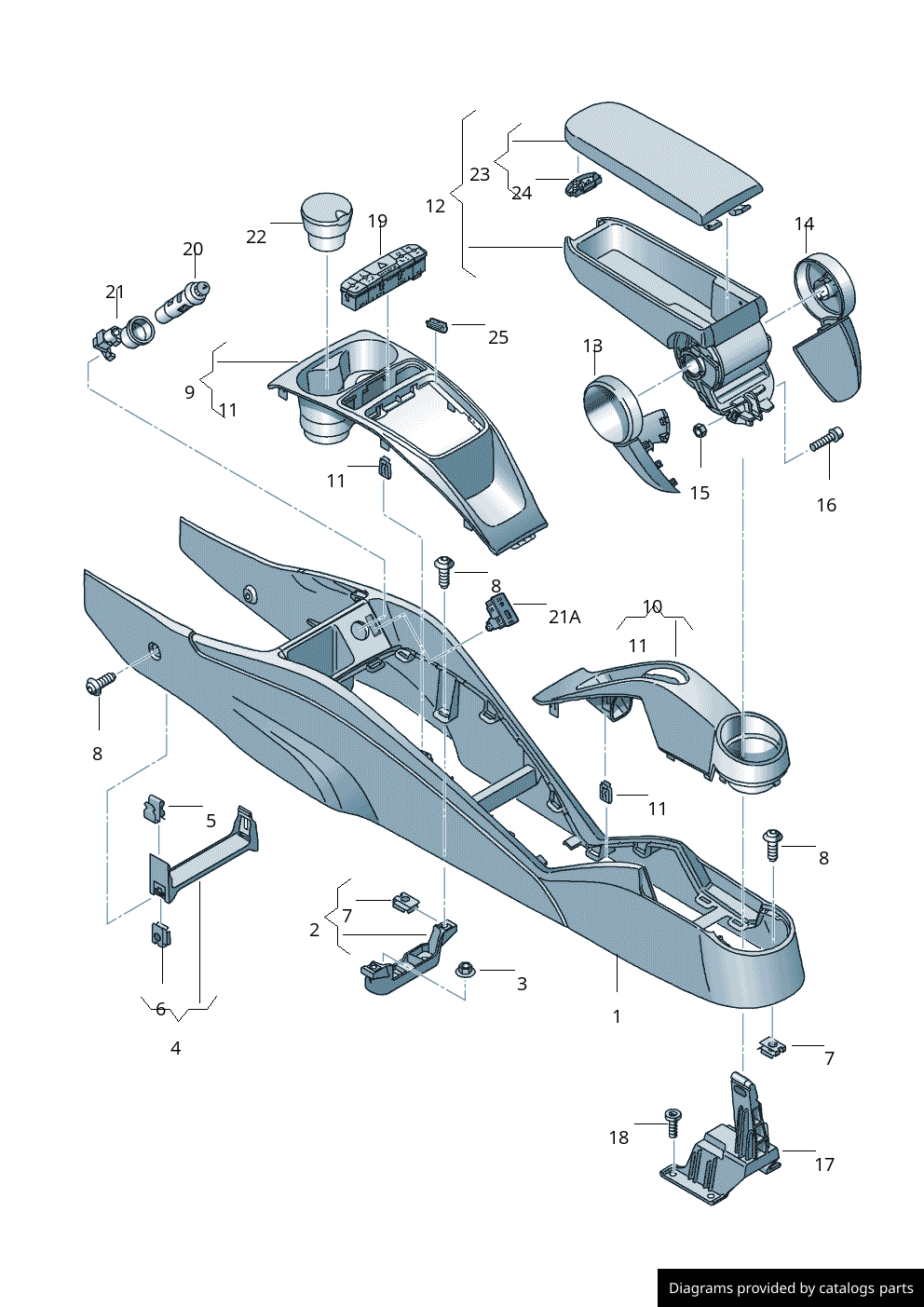 Car part diagram