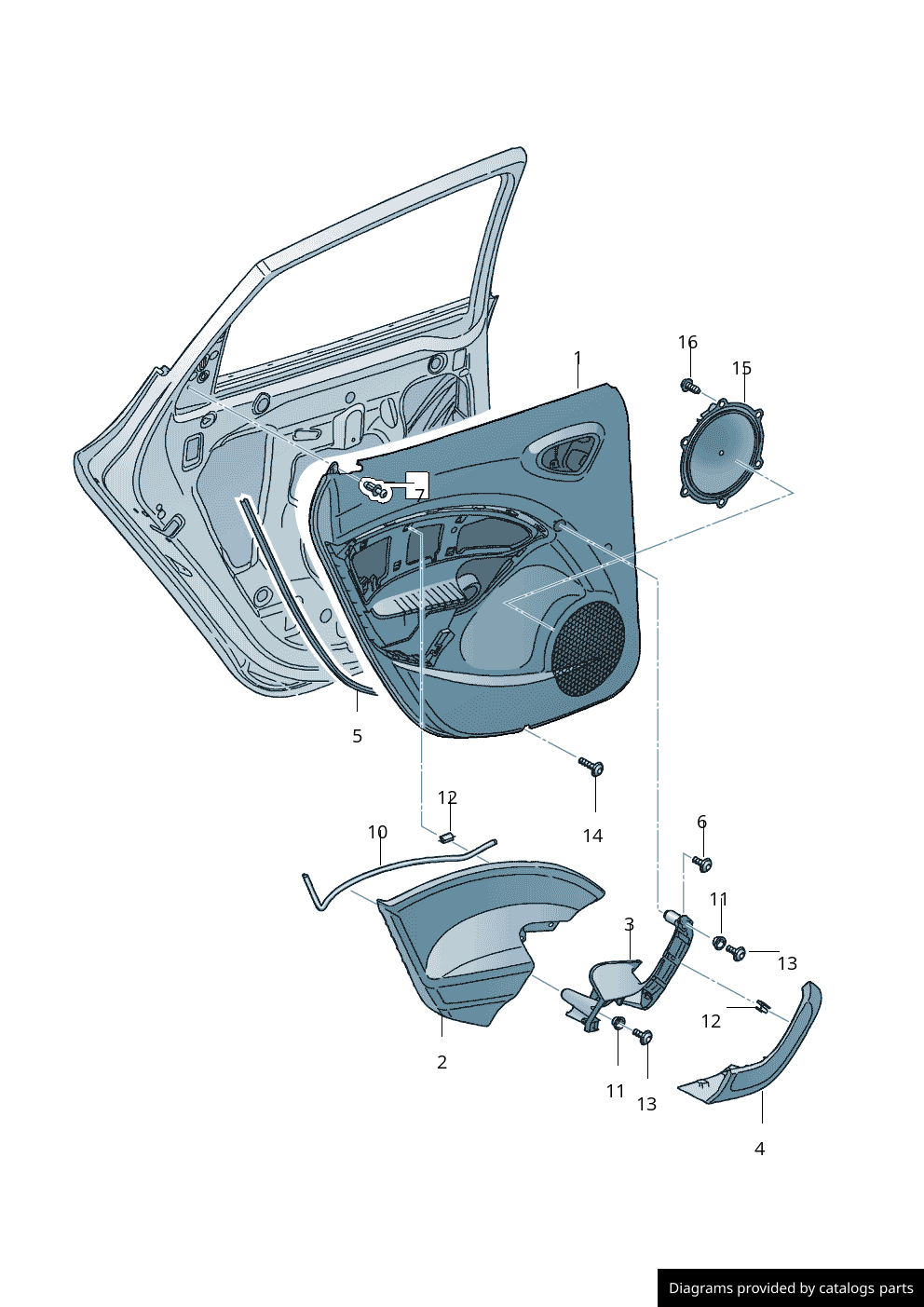 Car part diagram