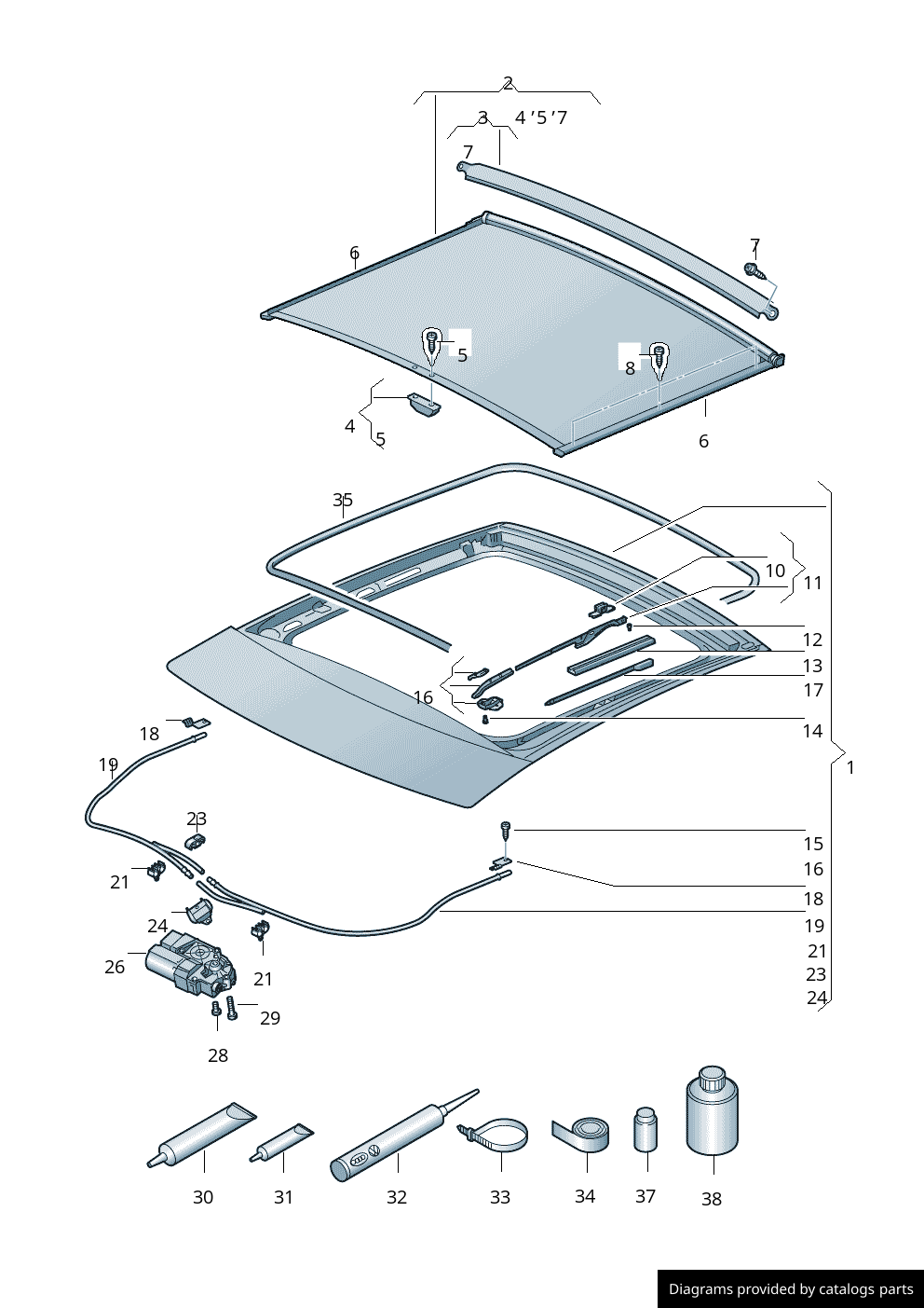 Car part diagram