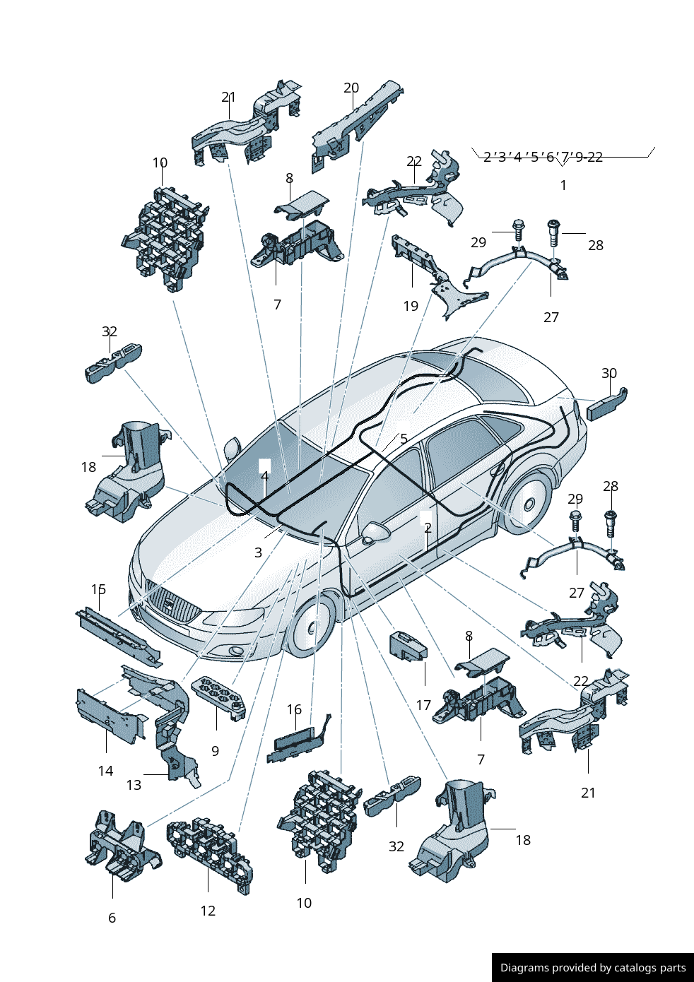 Car part diagram