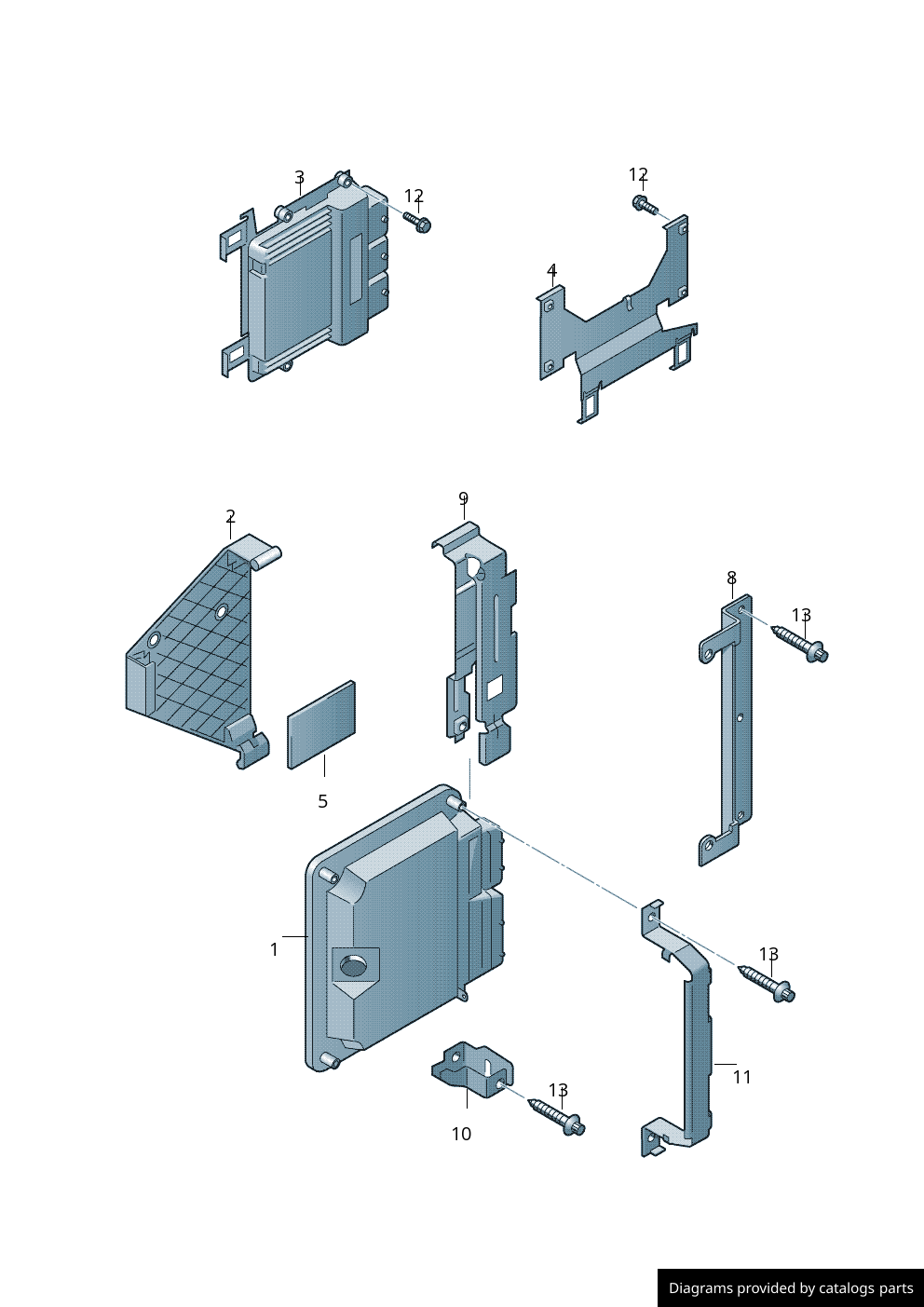 Car part diagram