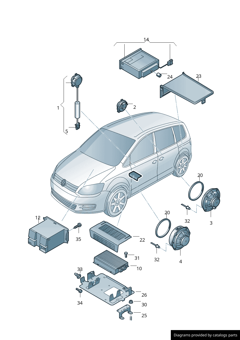 Car part diagram