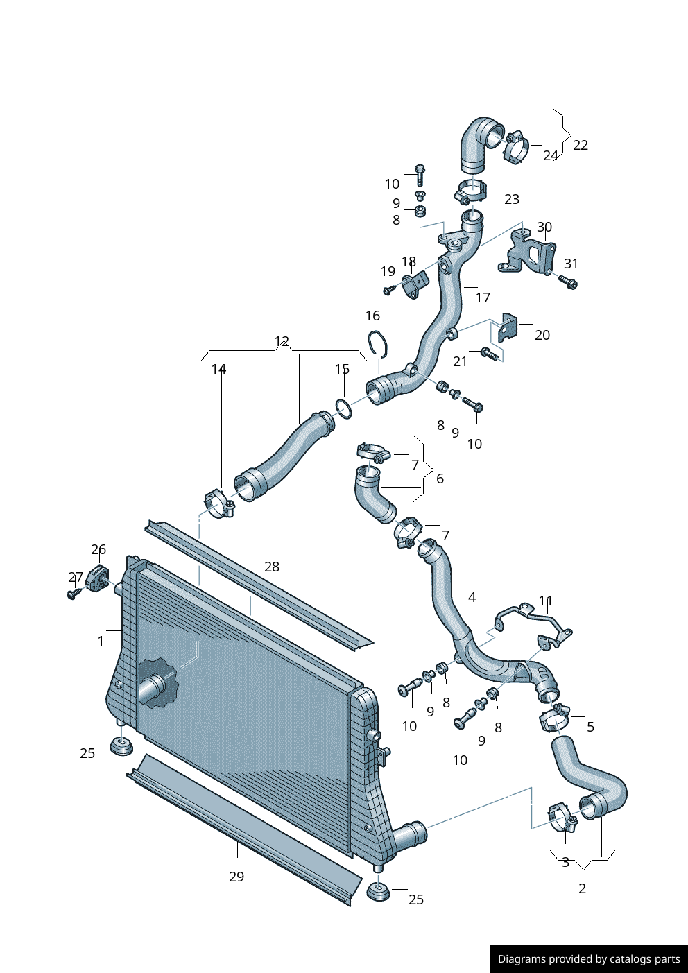 Car part diagram