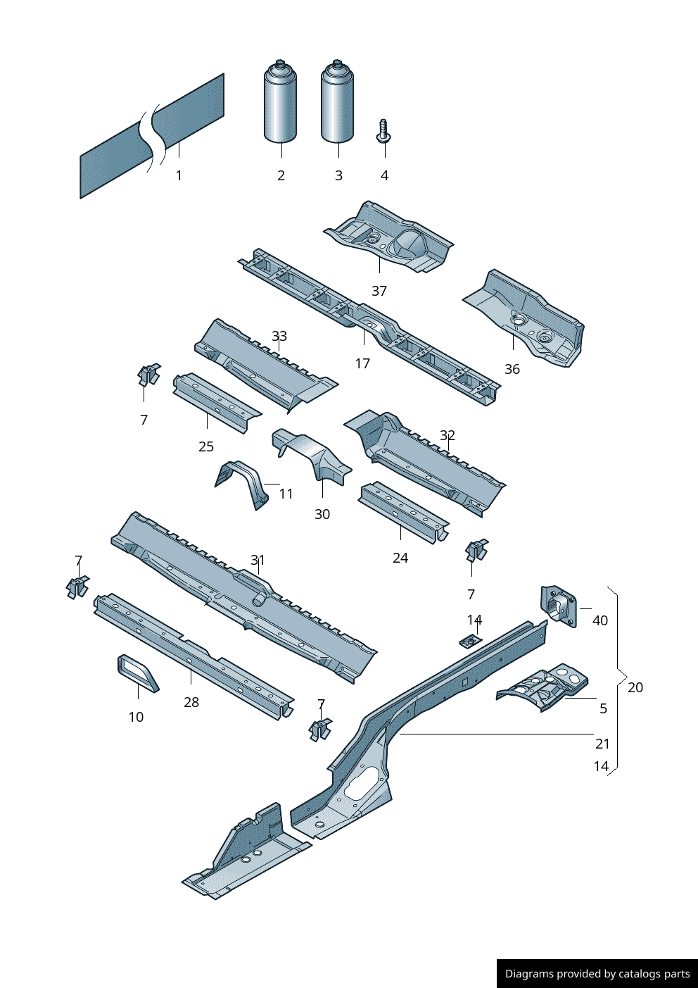 Car part diagram