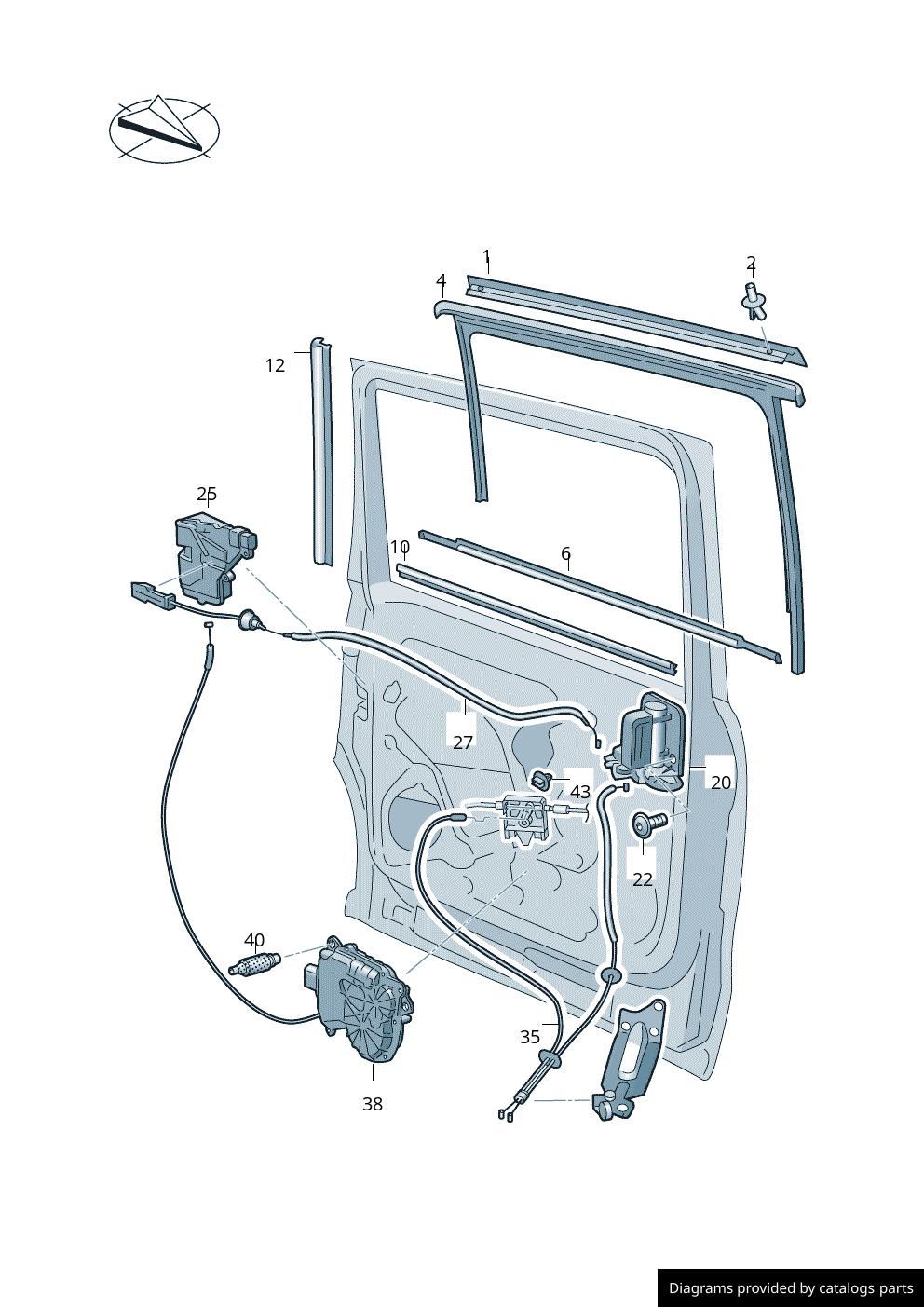 Car part diagram