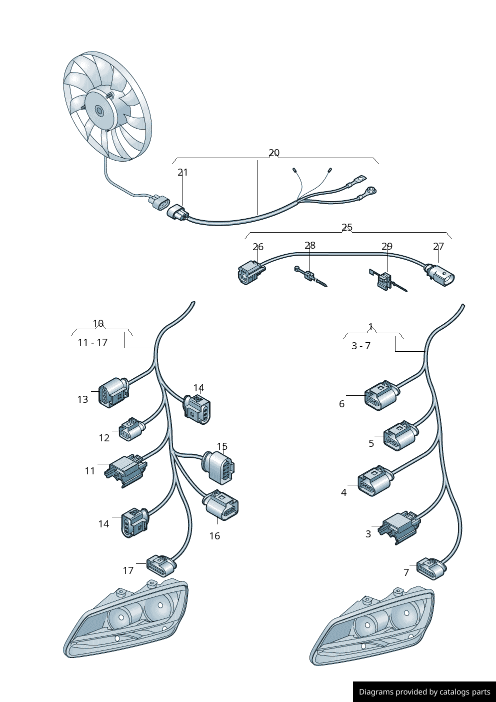 Car part diagram