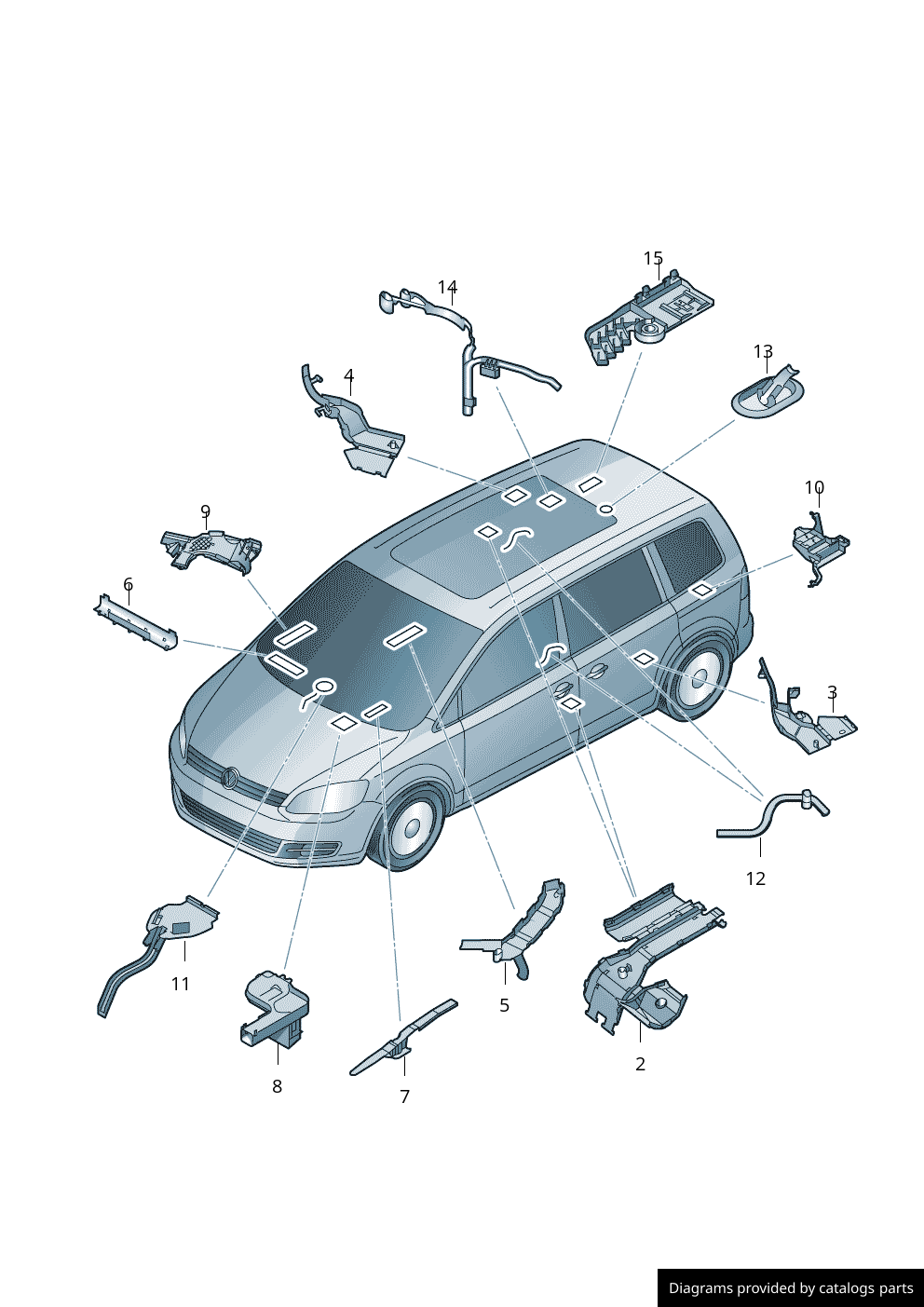 Car part diagram