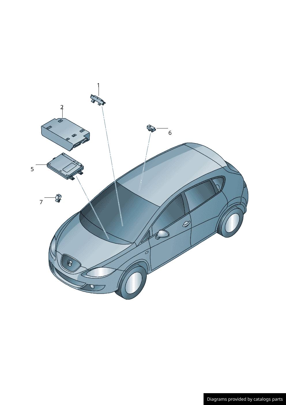Car part diagram