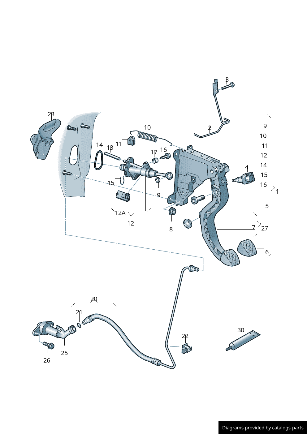 Car part diagram