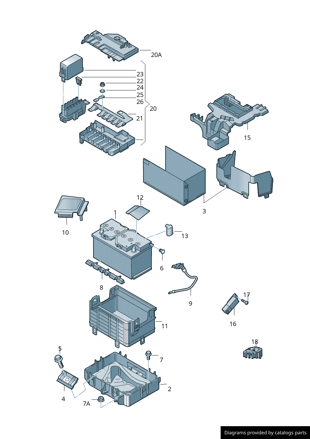 Car part diagram