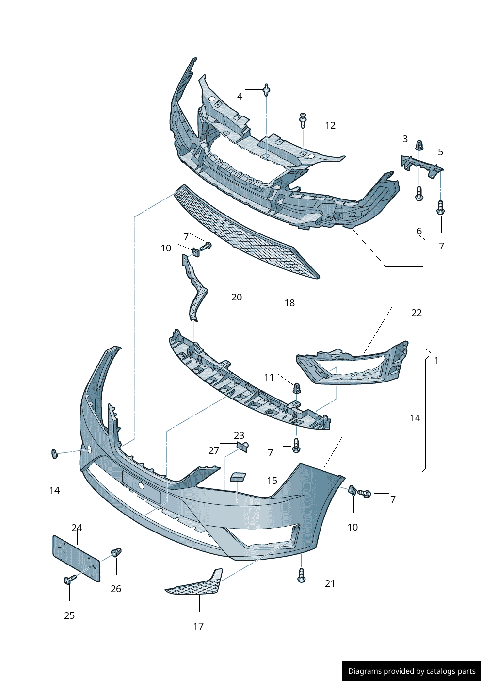 Car part diagram