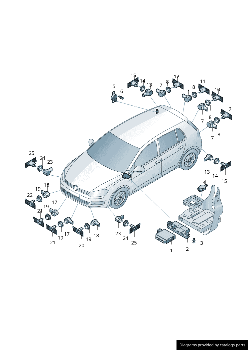 Car part diagram