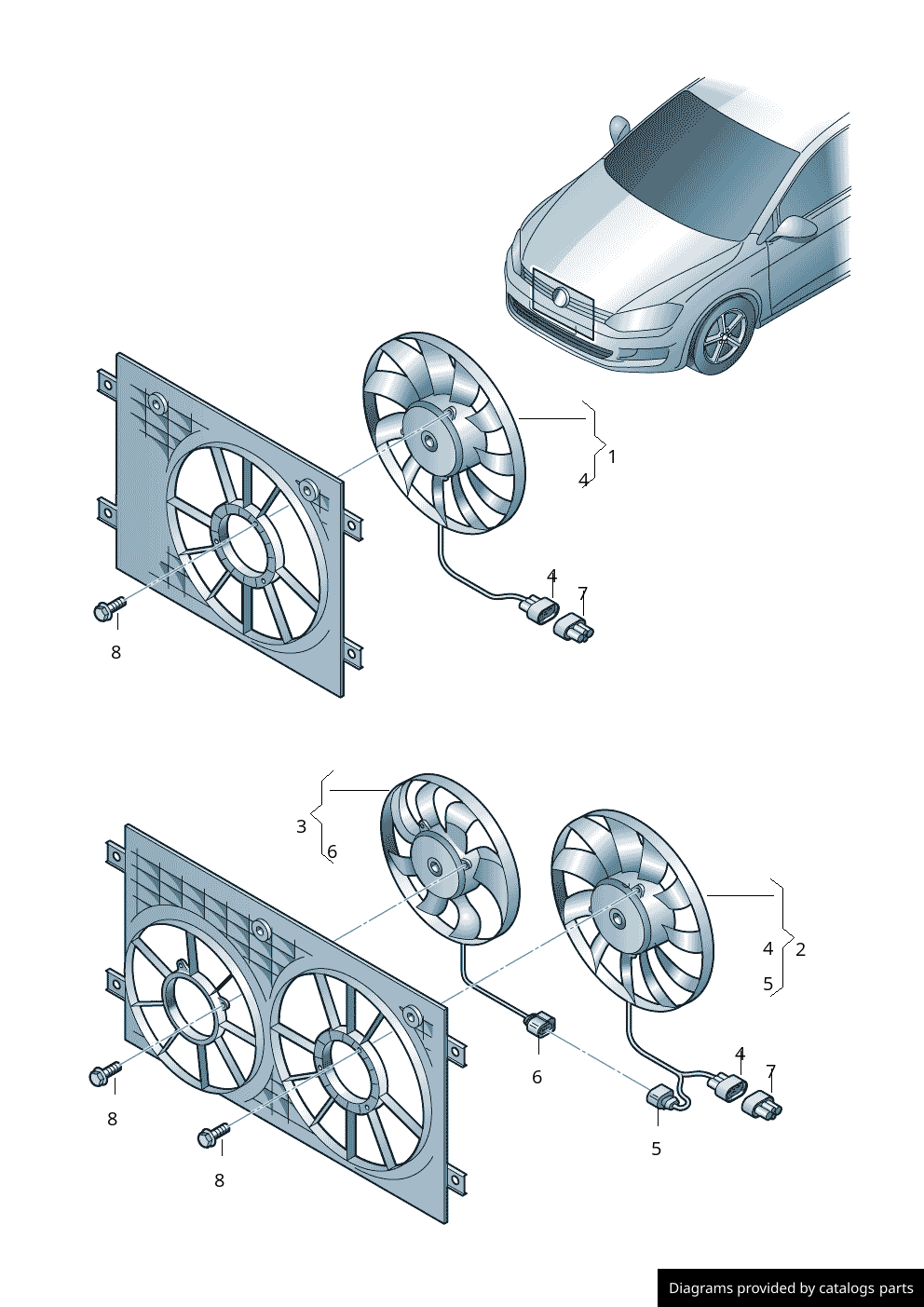Car part diagram
